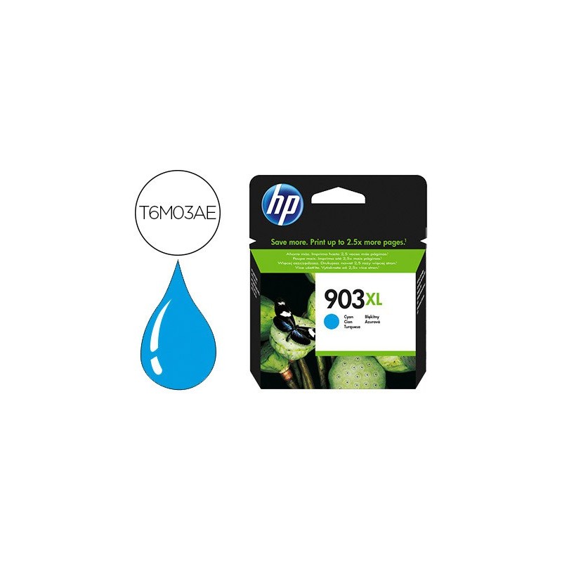 Ink-jet hp 903xl officejet 6960 / 6970 cian 825 paginas Ink-jet hp 903xl officejet 6960 / 6970 cian 825 paginas