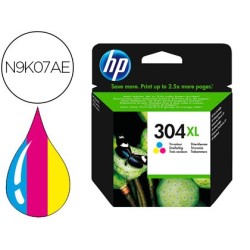 Ink-jet hp 304xl deskjet 3000 / 3720 / 3730 tricolor 300 paginas