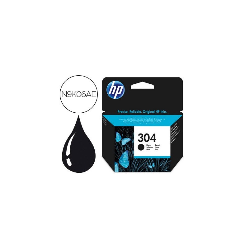 Ink-jet hp n.304 deskjet 3000 / 3720 / 3730 negro 120 paginas Ink-jet hp n.304 deskjet 3000 / 3720 / 3730 negro 120 paginas