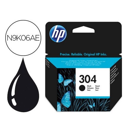 Ink-jet hp n.304 deskjet 3000 / 3720 / 3730 negro 120 paginas