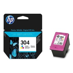 Ink-jet hp n.304 deskjet 3000 / 3720 / 3730 tricolor 100 paginas