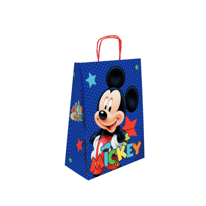 Bolsa para regalo basika papel celulosa 90 gr mickey con asa retorcida tamaño l 320x140x400 mm Bolsa para regalo basika papel celulosa 90 gr mickey con asa retorcida tamaño l 320x140x400 mm