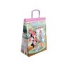Bolsa para regalo basika papel celulosa 90 gr minnie con asa retorcida tamaño l 320x140x400 mm