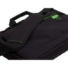 Maletin para portatil q-connect 15,6\ negro 1 asa 2 bolsillos exteriores polietileno reciclado