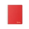 Cuaderno espiral liderpapel a5 micro witty tapa dura 120h 90gr horizontal 8mm 5 bandas 6 taladros colores surtidos