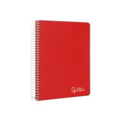 Cuaderno espiral liderpapel a5 micro witty tapa dura 120h 90gr horizontal 8mm 5 bandas 6 taladros colores surtidos