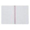 Cuaderno espiral liderpapel din a5 witty tapa dura 80h 90gr cuadro 4mm con margen color turquesa