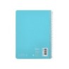 Cuaderno espiral liderpapel din a5 witty tapa dura 80h 90gr cuadro 4mm con margen color azul