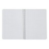 Cuaderno espiral liderpapel din a5 witty tapa dura 80h 90gr cuadro 4mm con margen color azul