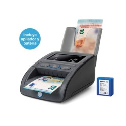 Detector y contador de billetes falsos safecan 155-s complete pantalla lcd 3,8\ micro sd 156x120x76 mm