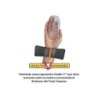 Alfombrilla para raton fellowes canal health-v negra con reposamuñecas de gel 222x209,6x251 mm