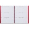 Cuaderno aula planner additio din a4 160 paginas plan anual y mensual con programacion y evaluacion