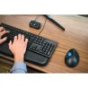 Raton kensington optico trackball tb450 pro fit ergo 1600 dpi inalambrico color negro/azul