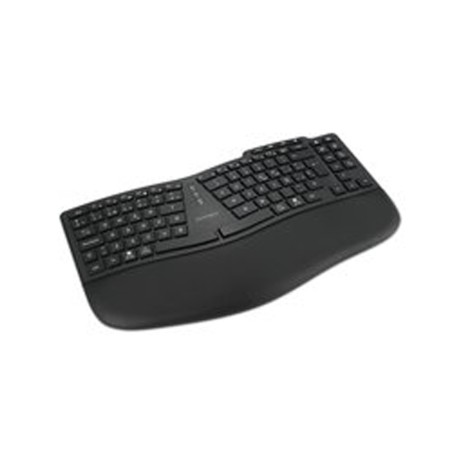 Teclado kensington pro fit ergo kb675 eq tkl ergonomico inalambrico color negro