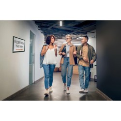 Marco porta anuncios nobo din a3 marco magnetico autoadhesivo color negro pack de 2 unidades