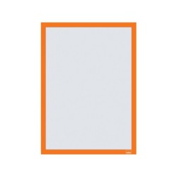 Marco porta anuncios nobo din a3 marco magnetico autoadhesivo color naranja pack de 2 unidades