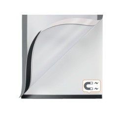Marco porta anuncios nobo din a4 marco magnetico autoadhesivo color plata pack de 2 unidades
