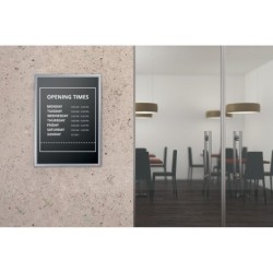 Marco porta anuncios nobo impression pro din a3 marco de clip aluminio 320x17x445 mm