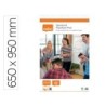 Bloc congreso nobo papel reciclado cuadriculado/liso 650x950 mm 50 hojas 60g/m2 pack de 2 unidades