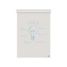 Bloc congreso nobo papel reciclado cuadriculado/liso 580x810 mm 50 hojas 70 g/m2 pack de 2 unidades
