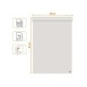 Bloc congreso nobo papel reciclado cuadriculado/liso 580x810 mm 50 hojas 70 g/m2 pack de 2 unidades