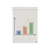 Bloc congreso nobo papel reciclado cuadriculado/liso 580x810 mm 50 hojas 70 g/m2 pack de 2 unidades