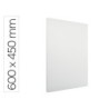 Pizarra blanca nobo modular sin marco acero magnetica 600x450 mm