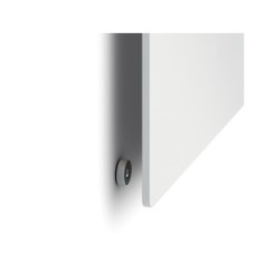 Pizarra blanca nobo modular sin marco acero magnetica 600x450 mm