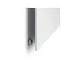 Pizarra blanca nobo modular sin marco acero magnetica 600x450 mm