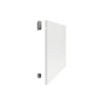 Pizarra blanca nobo infinity sin marco acero lacado magnetico 1200x900 mm