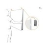 Pizarra blanca nobo infinity sin marco acero lacado magnetico 1200x900 mm