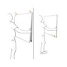 Pizarra blanca nobo infinity sin marco acero lacado magnetico 1200x900 mm