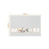 Pizarra blanca nobo infinity sin marco acero lacado magnetico 900x600 mm