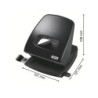 Taladrador petrus 85 recycle negro capacidad 25 hojas