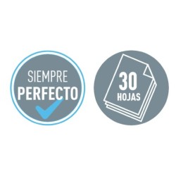 Taladrador petrus 85 recycle negro capacidad 25 hojas