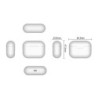 Auricular daewoo tws in-ear bluetooth 5.3 con estuche de carga usb tipo-c autonomia 6 horas color blanco