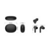 Auricular daewoo tws in-ear bluetooth 5.3 con estuche de carga usb tipo-c autonomia 6 horas color negro