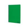 Cuaderno espiral liderpapel din a4 smart tapa blanda 80h 75gr cuadro 4mm con margen color verde