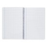 Cuaderno espiral liderpapel din a4 smart tapa blanda 80h 75gr cuadro 4mm con margen color verde