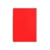 Cuaderno espiral liderpapel din a4 pautaguia tapa plastico80h 90gr cuadro pautado 4mm con margen color rojo