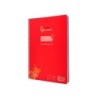 Cuaderno espiral liderpapel din a4 pautaguia tapa plastico80h 90gr cuadro pautado 4mm con margen color rojo