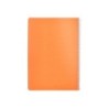 Cuaderno espiral liderpapel din a4 pautaguia tapa plastico80h 90gr cuadro pautado 3mm con margen color naranja