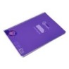 Cuaderno espiral liderpapel din a4 pautaguia tapa plastico 80h 90gr cuadro pautado 3 mm con margen color lila