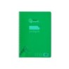 Cuaderno espiral liderpapel din a4 pautaguia tapa plastico 80h 90gr cuadro pautado 3mm con margen color verde