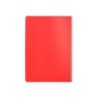 Cuaderno espiral liderpapel din a4 pautaguia tapa plastico80h 90gr cuadro pautado 3mm con margen color rojo