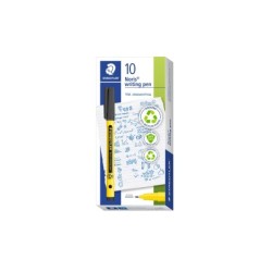 Rotulador staedtler noris writing pen 307 tinta base de agua punta fina trazo 0,6 mm negro