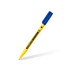 Rotulador staedtler noris writing pen 307 tinta base de agua punta fina trazo 0,6 mm azul