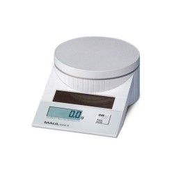 Pesacartas oficina maul tronic solar 5000 gr apagado automatico color blanco 196x130x65 mm