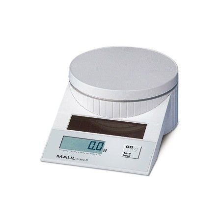 Pesacartas oficina maul tronic solar 5000 gr apagado automatico color blanco 196x130x65 mm