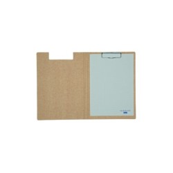 Portanotas maul balance din a4 carton reforzado 3 mm con pinza color kraft